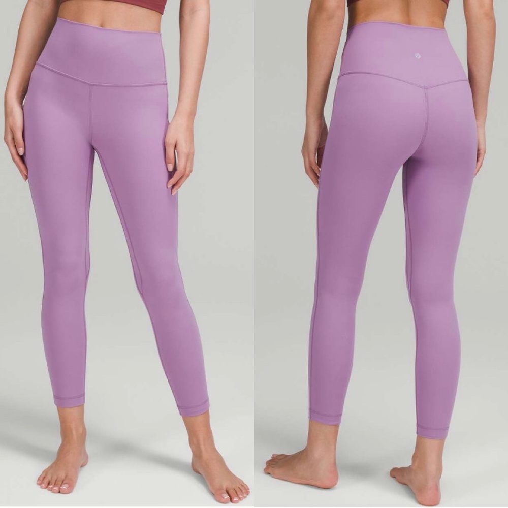 Lululemon • align high-rise pant 25" wisteria purple leggings nulu sz 6
